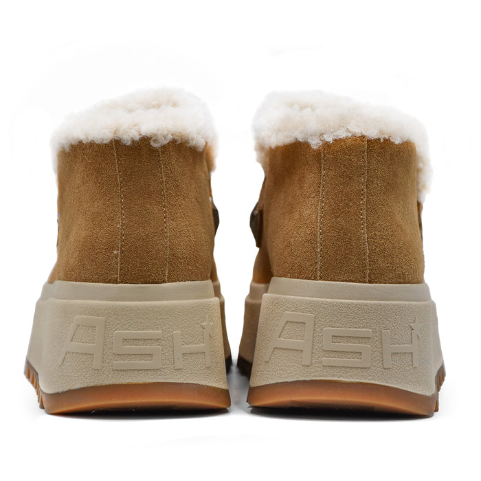 Ash Stivaletti Magic Camel Interno In Caldo Tessuto Sherpa Donna