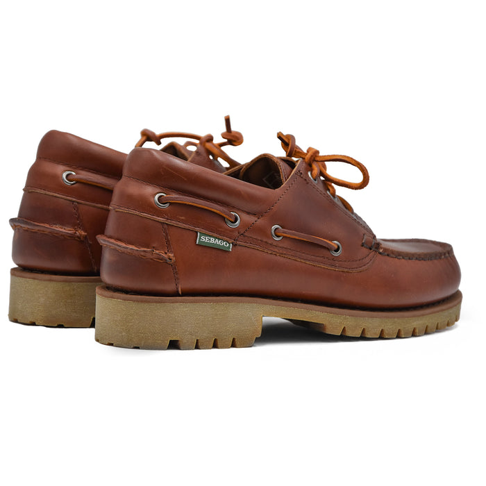 Sebago Acadia Lace Up Leather Strobel Construction Flexible Men Sabot Arezzo