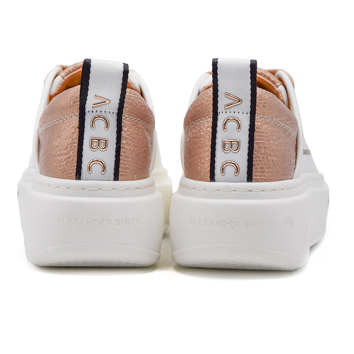 Alexander Smith Sneakers Bianco Donna Nude Dal Carattere Green