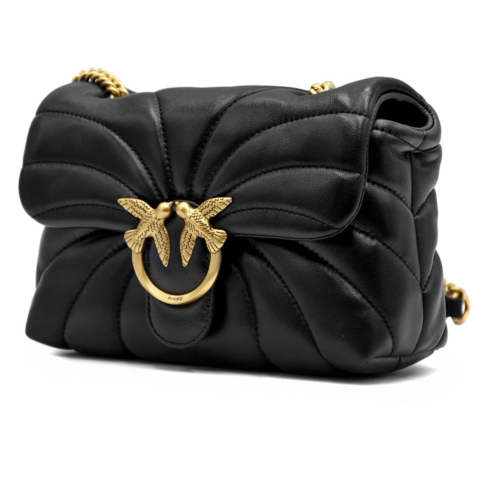 Pinko Love Puff Classic Mini Borsa Nero Dalle Grandi Funzionalità