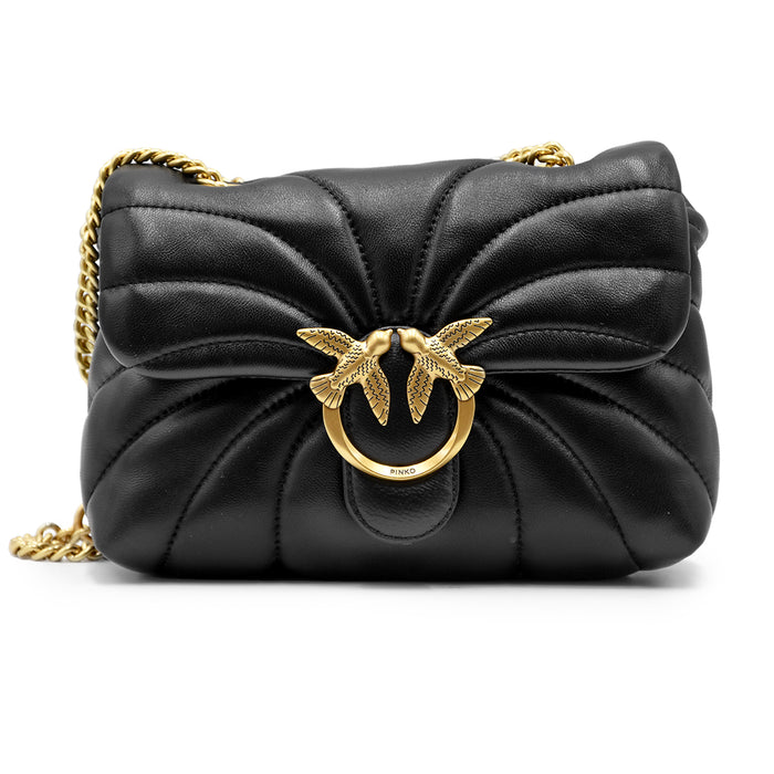 Pinko Love Puff Classic Mini Borsa Nero Dalle Grandi Funzionalità