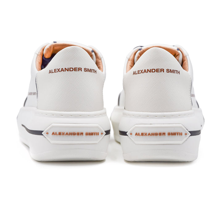 Sneakers Alexander Smith Donna Lancaster Bianco Blu Mix Di Stili