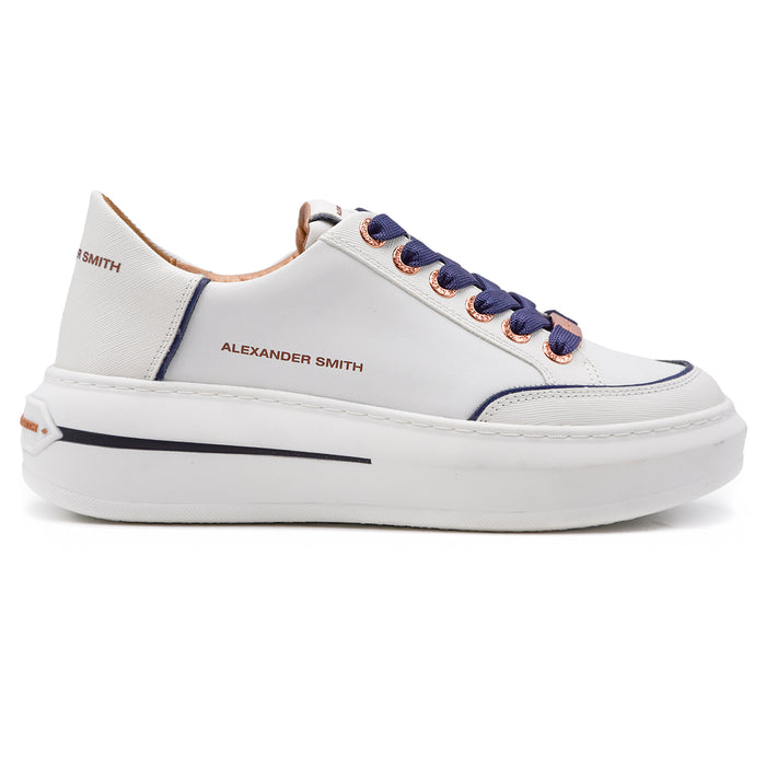 Sneakers Alexander Smith Donna Lancaster Bianco Blu Mix Di Stili