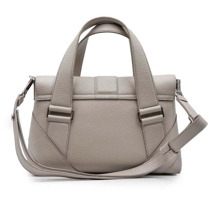 Orciani Alma Handbag Adjustable Removable Shoulder Strap Grey