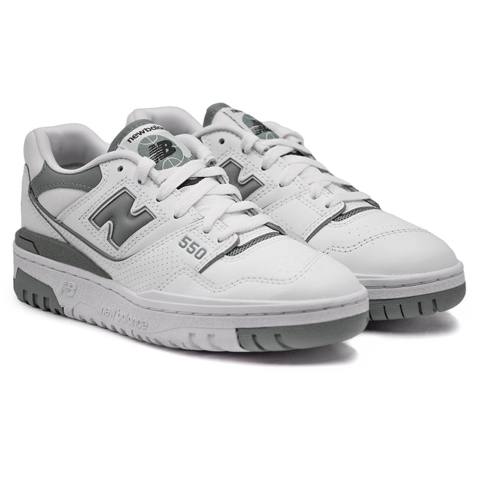 New Balance 550BG Bianco Donna Silhouette Bassa E Aerodinamica