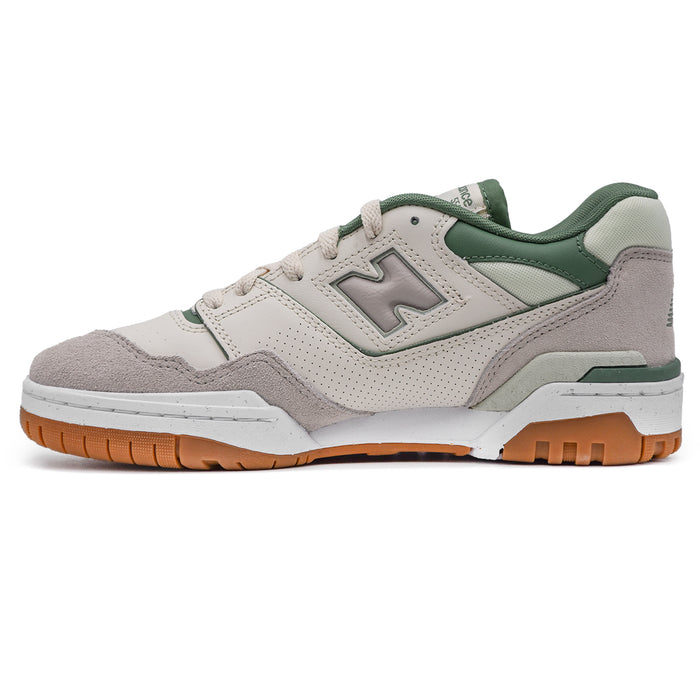 New Balance Sneakers 550HK Bianco Verde Design Linea Pulita Donna