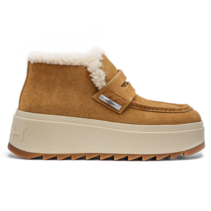 Ash Stivaletti Magic Camel Interno In Caldo Tessuto Sherpa Donna