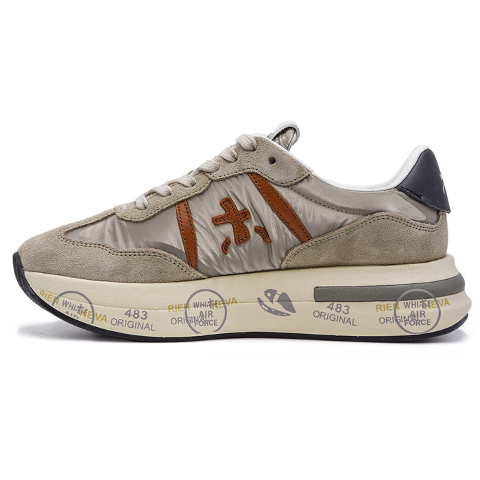 Premiata Sneakers Cassie 6470 Grigio Tomaia Stile Retrò Donna