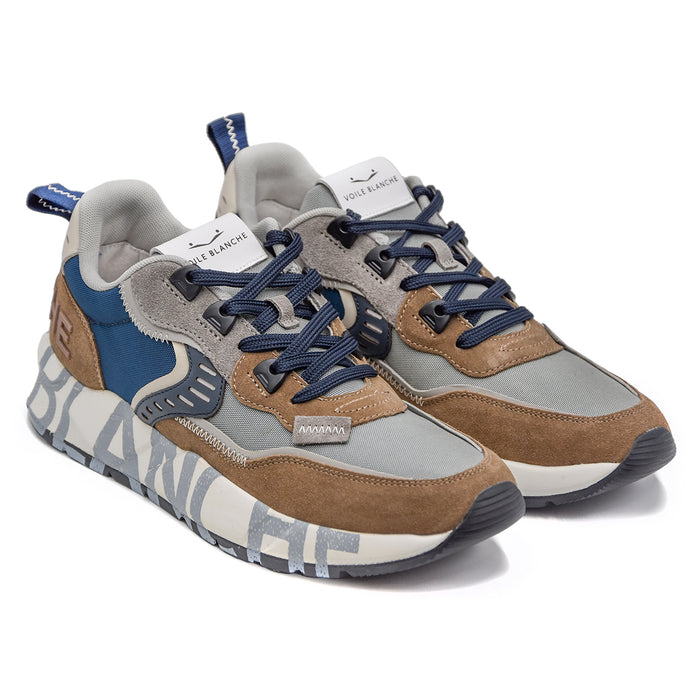 Sneakers Uomo Voile Blanche Club 01 Taupe Mixa Stile E Tecnologia