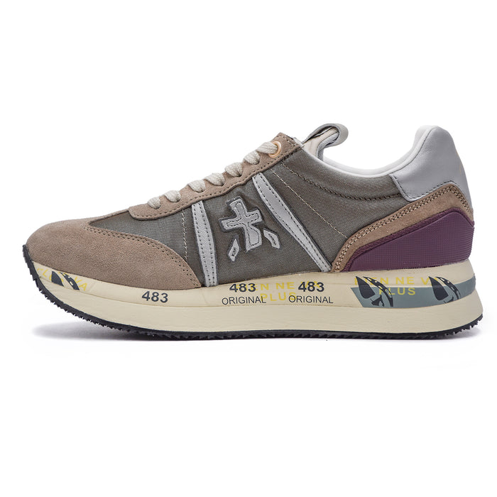 Premiata Sneakers Donna Conny 6979 Taupe Realizzate Artigianalmente