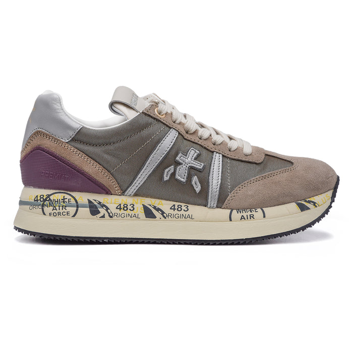 Premiata Sneakers Donna Conny 6979 Taupe Realizzate Artigianalmente