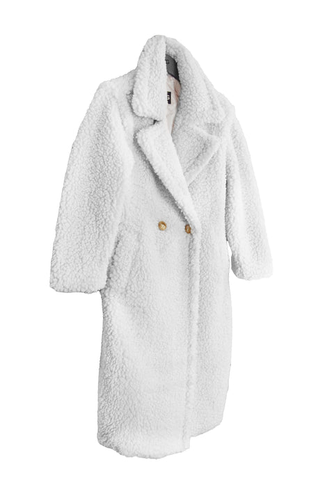 Cappotto Ugg Bianco Lungo Gertrude Donna Lussuoso E Versatile