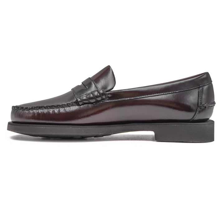 Mocassini Sebago Uomo Dan Po Bordeaux Dalla Suola Morbida Leggera