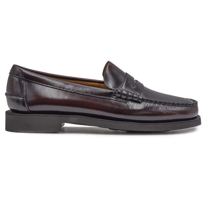 Mocassini Sebago Uomo Dan Po Bordeaux Dalla Suola Morbida Leggera