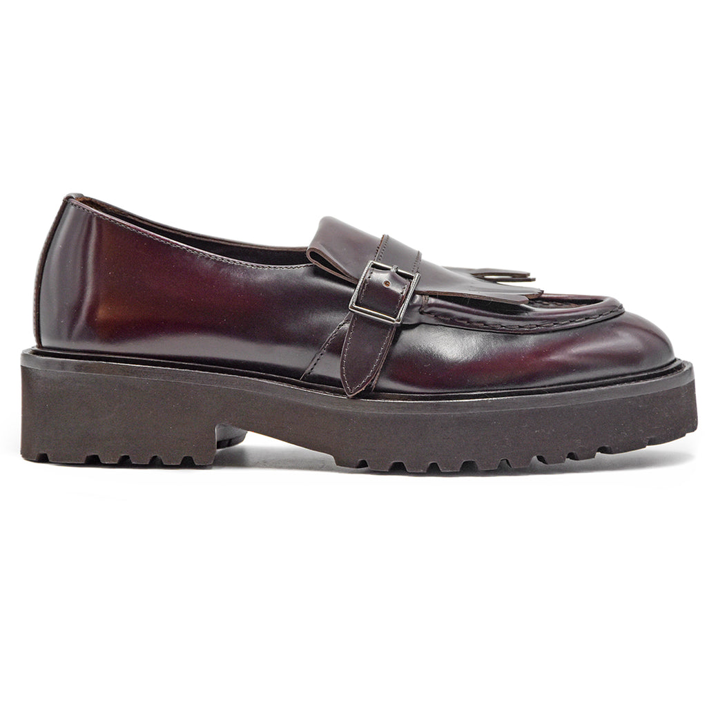 Doucal s Monkstrap Scarpe Con Fibbia Burgundy Donna Made In Italy Sabot Arezzo