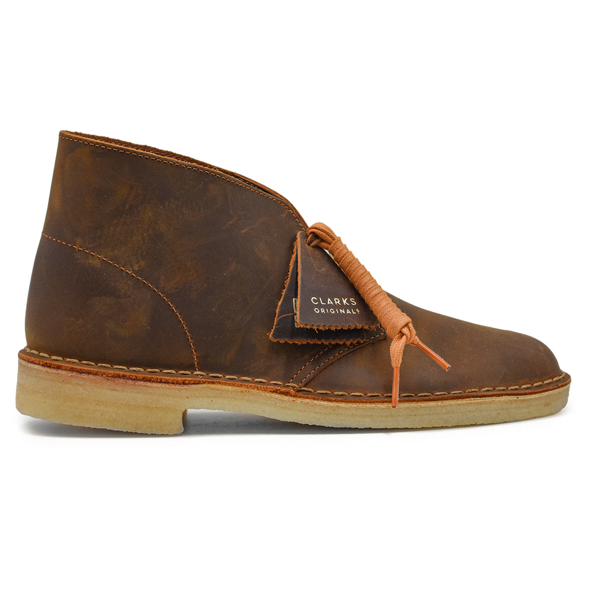Clarks Ankle Desert Boot Brown Men s Fine Oiled Leather Sabot Arezzo