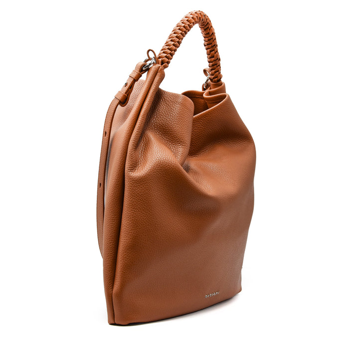 Borsa Orciani Todo Sense Scooby Donna Pelle Martellata Cuoio