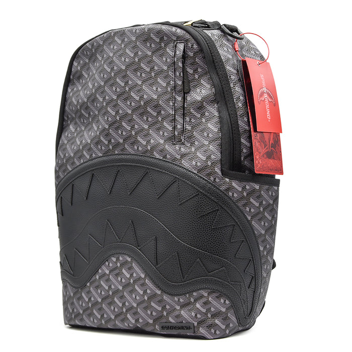 Zaino Grigio Sprayground 3DGS BLACKOUT Denti Squalo Total Black