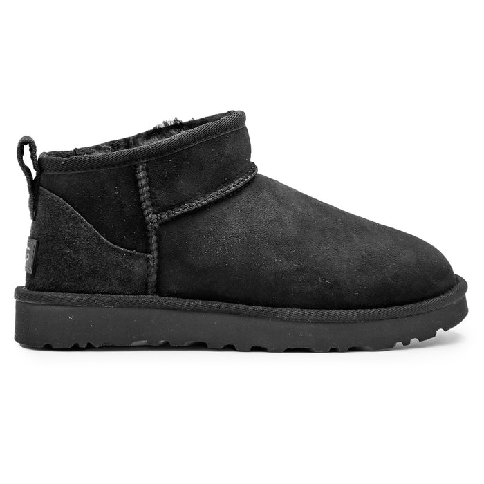 Ultra Mini Ugg Black Treadlite Sole Booties Women