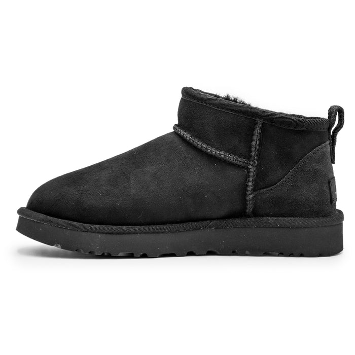 Ultra Mini Ugg Black Treadlite Sole Booties Women