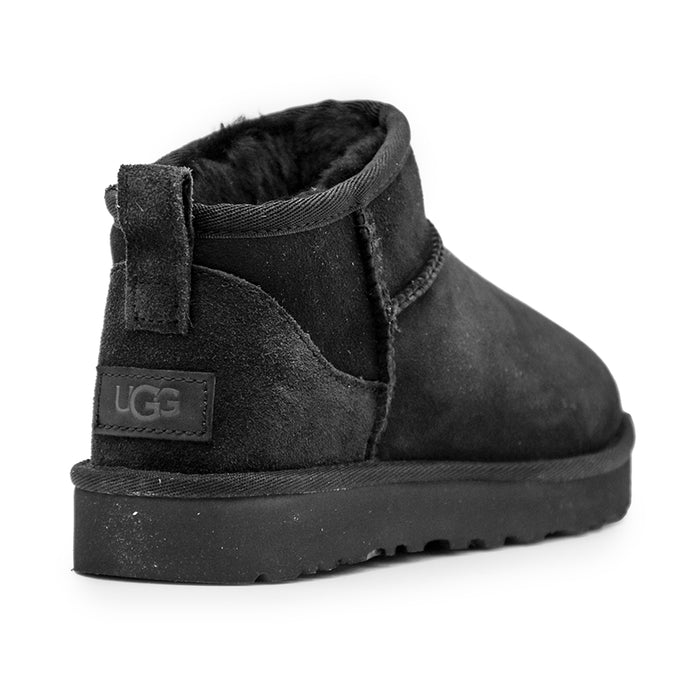 Ultra Mini Ugg Black Treadlite Sole Booties Women