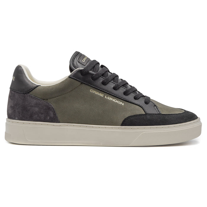 Crime Eclipse Sneakers Uomo Militare Con Suola Dal Profilo Basso