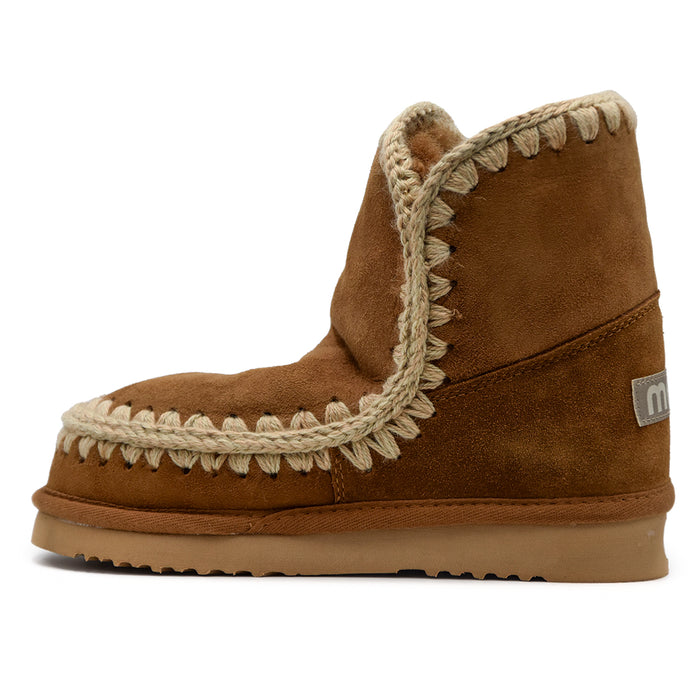 Mou Eskimo18 Cognac Ankle Boots With Reinforced Heel Women