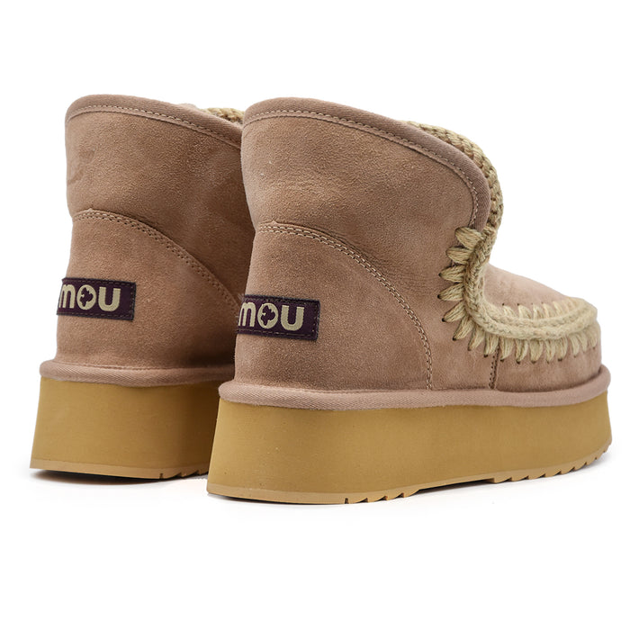 Mou Mini Eskimo Platform Camel Double Face Ankle Boots Women