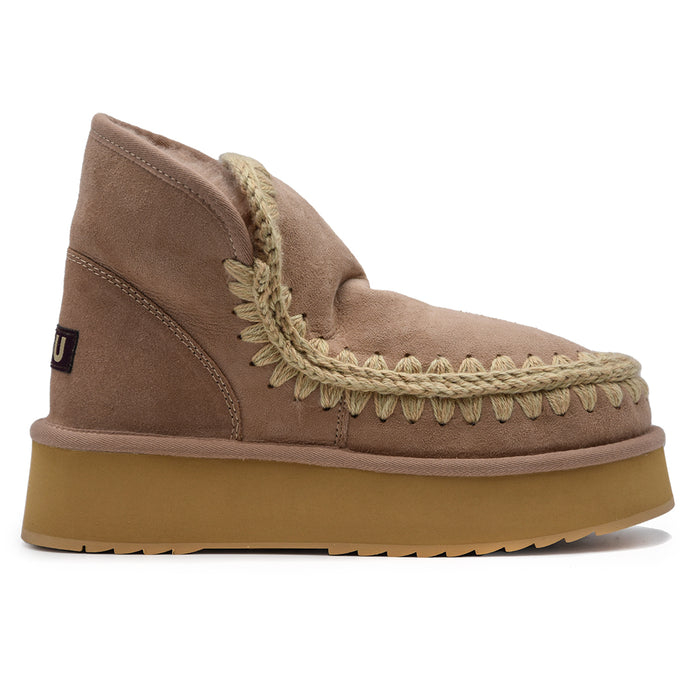 Mou Mini Eskimo Platform Camel Stivaletti Double-Face Donna