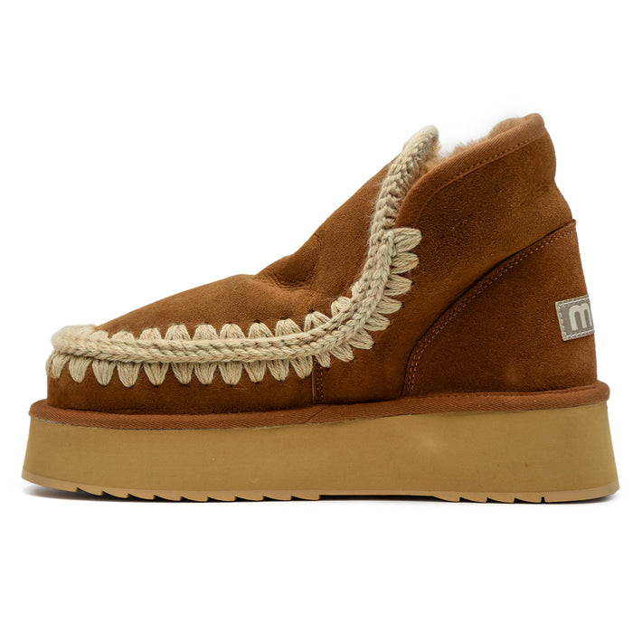 Women's Ankle Boots Mou Mini Eskimo Platform Cognac Winter News