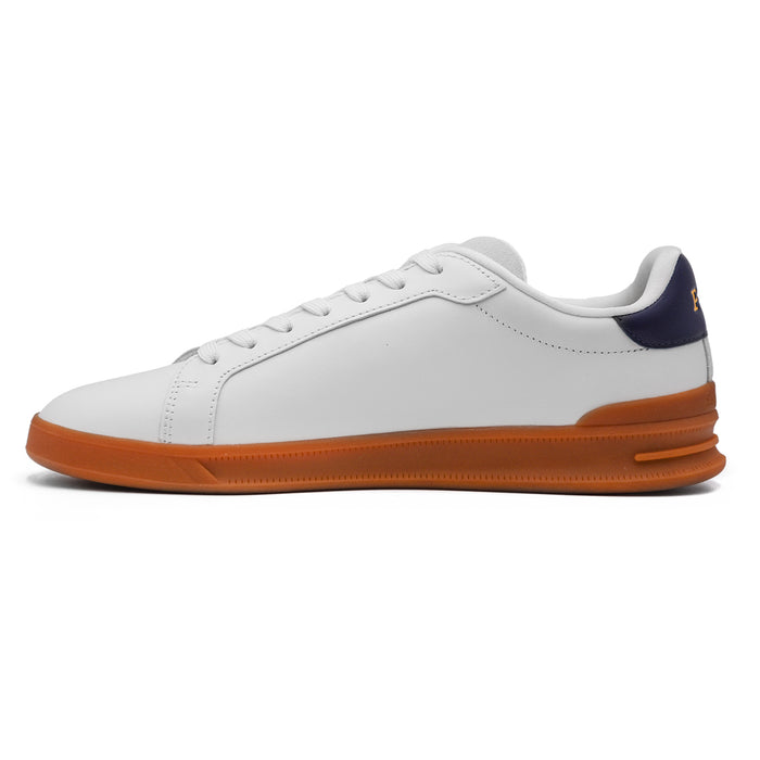 Polo Ralph Lauren Sneakers Intersuola Doppia Mescola Bianco Uomo