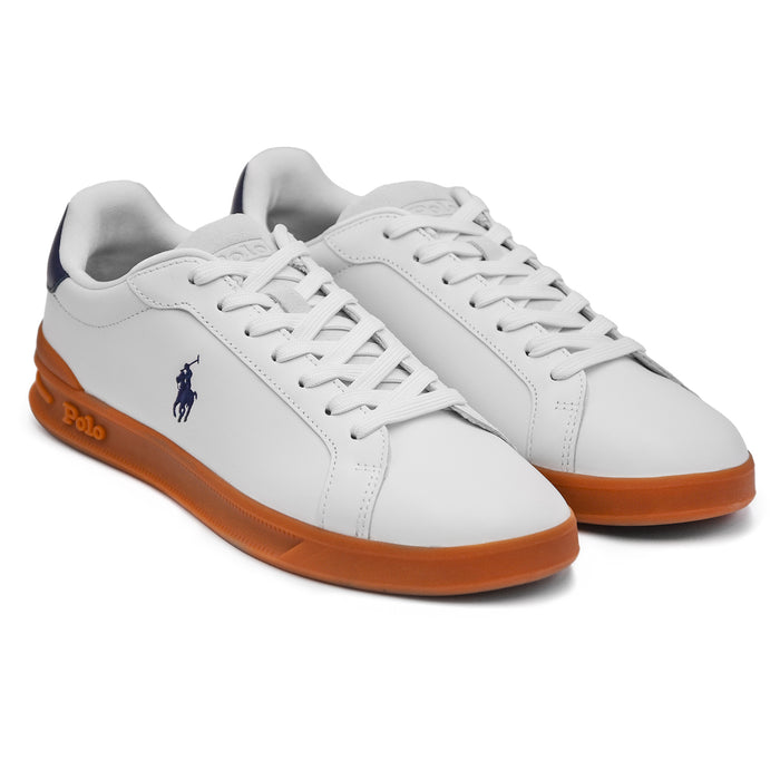 Polo Ralph Lauren Sneakers Intersuola Doppia Mescola Bianco Uomo