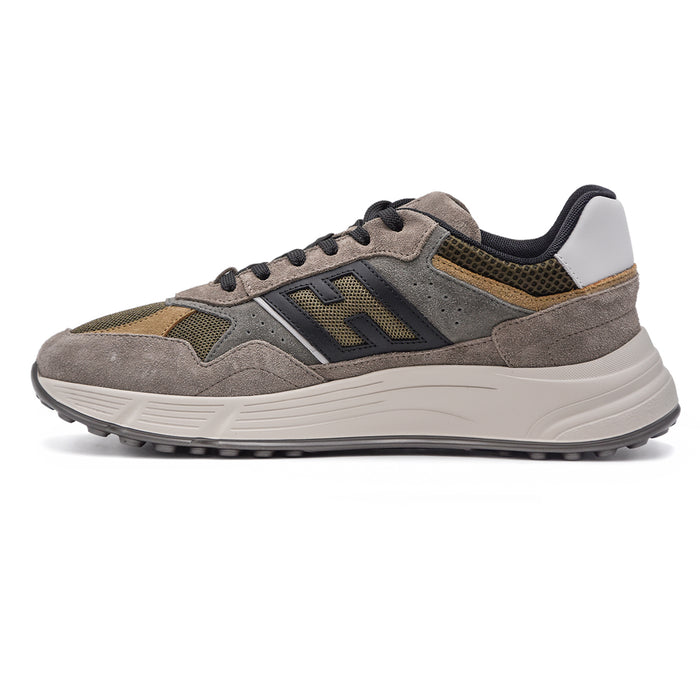 Hogan Uomo Taupe Hyperlight Sneakers Dalle Forme Fluide Scattanti