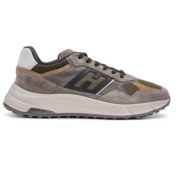 Hogan Uomo Taupe Hyperlight Sneakers Dalle Forme Fluide Scattanti