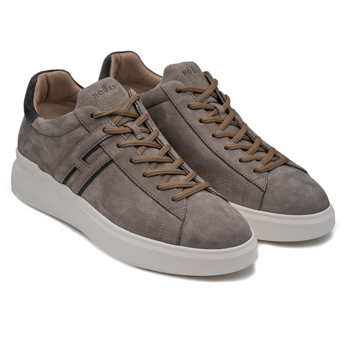 Sneakers Hogan H580 Argilla Linee Morbide Ed Essenziali Uomo