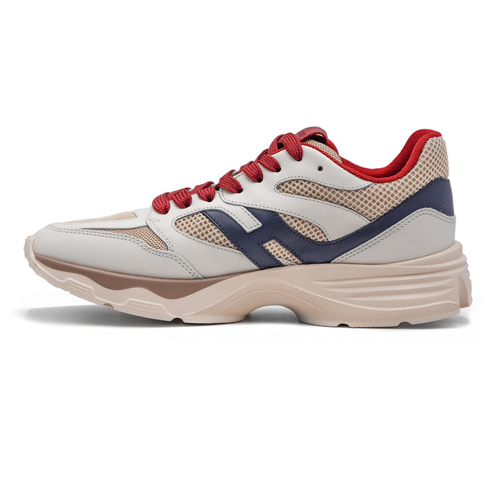 Hogan H665 Sneakers Leggere E Flessibili Bianco Beige Uomo