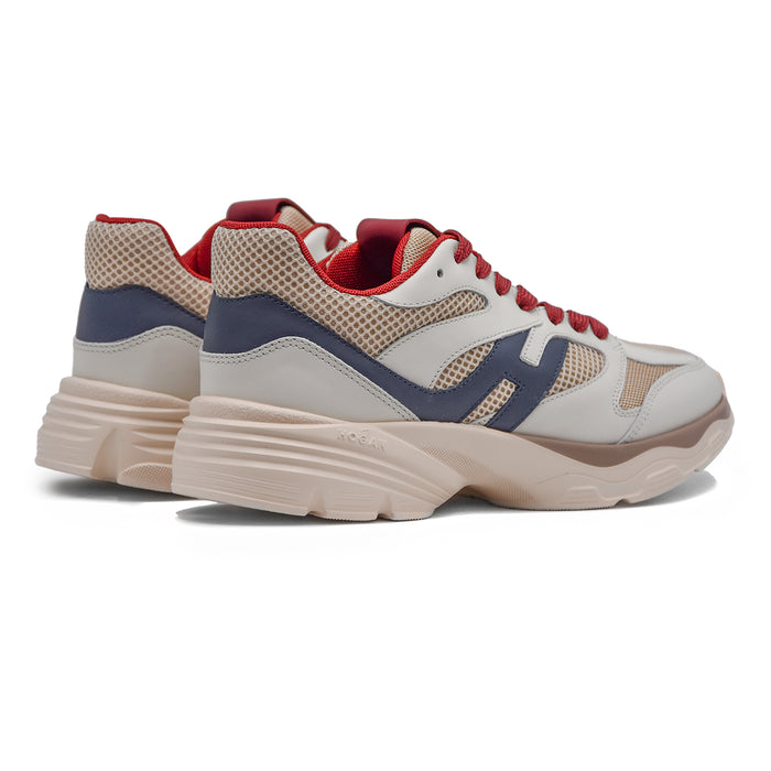 Hogan H665 Sneakers Leggere E Flessibili Bianco Beige Uomo