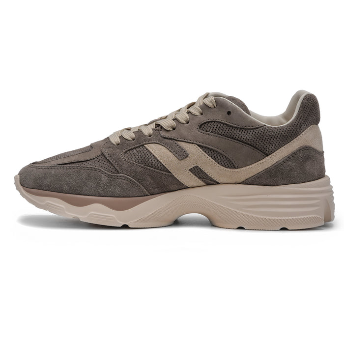 Hogan Sneakers Grigio H665 Dalla Costruzione Strobel Uomo