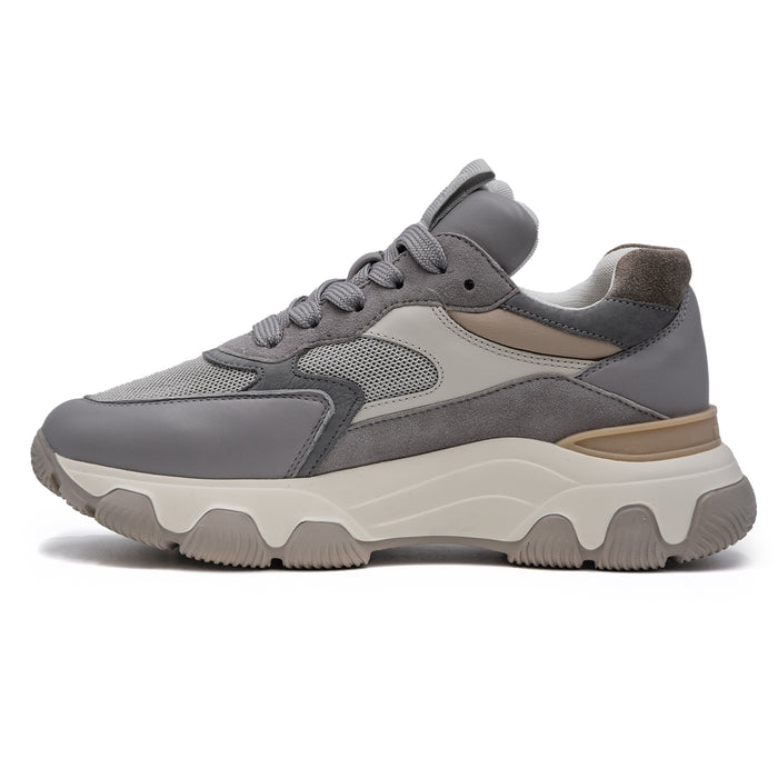 Hogan Hyperactive Grigio Suola Chunky Extralight Sneakers Donna