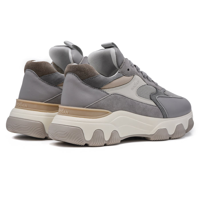 Hogan Hyperactive Grigio Suola Chunky Extralight Sneakers Donna