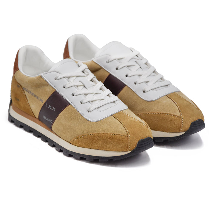 Hogan 86er Beige Sneakers With Lettering Printed On The Side Women