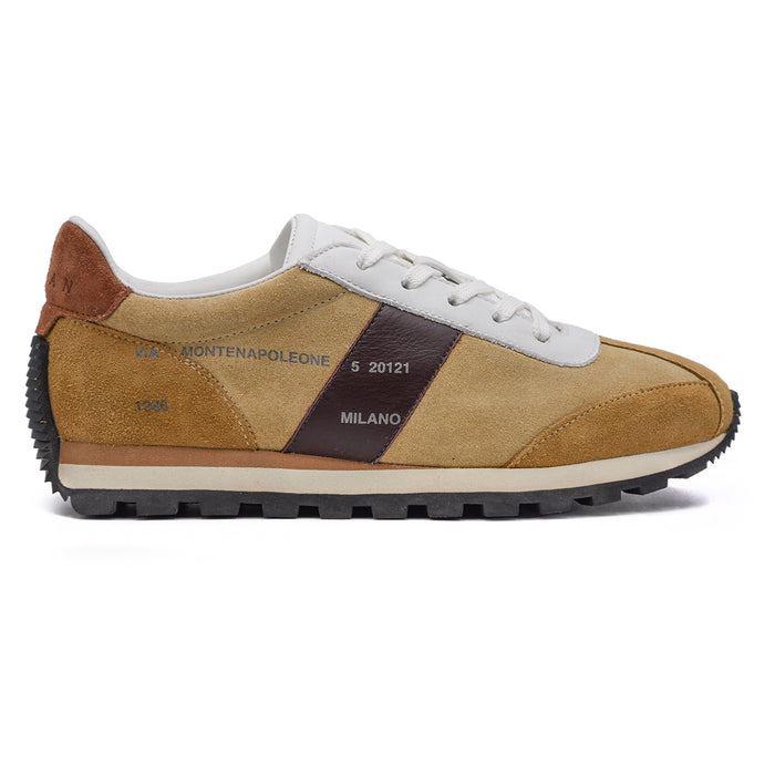 Hogan 86er Beige Sneakers With Lettering Printed On The Side Women