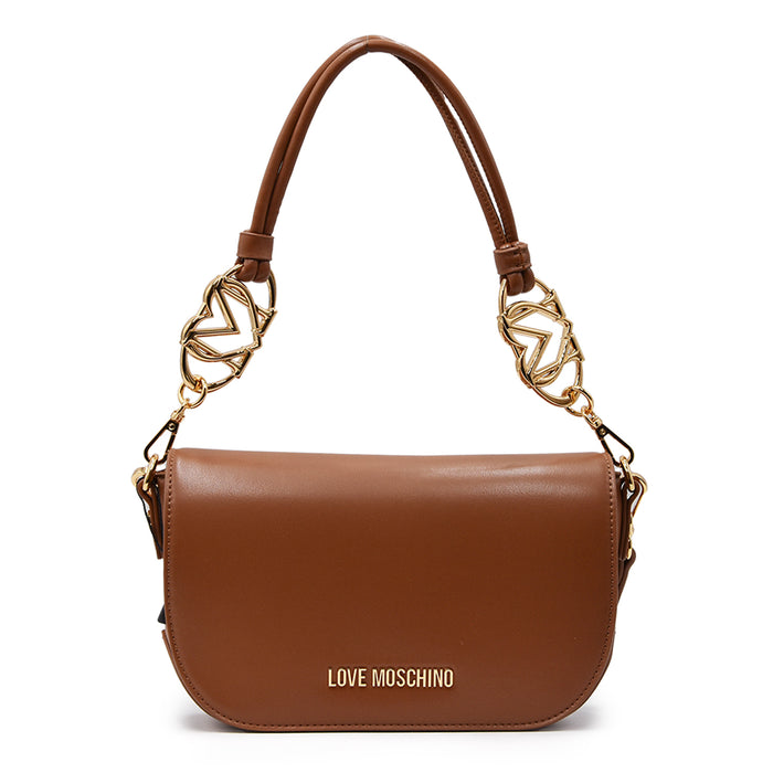 Borsa Cammello Love Moschino Con Doppi Manici Entrambi Removibili