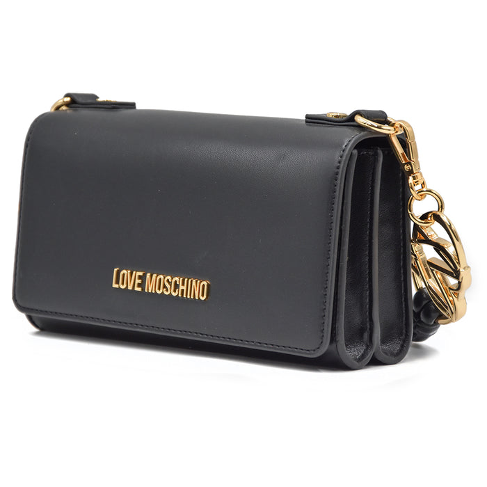 Love Moschino Nero Borsa Dalla Grande Versatilità Manico Logato