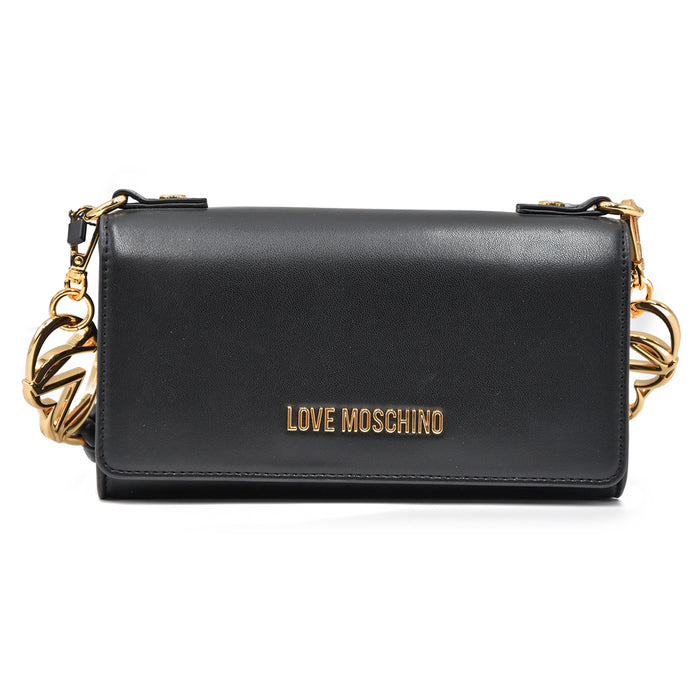 Love Moschino Nero Borsa Dalla Grande Versatilità Manico Logato