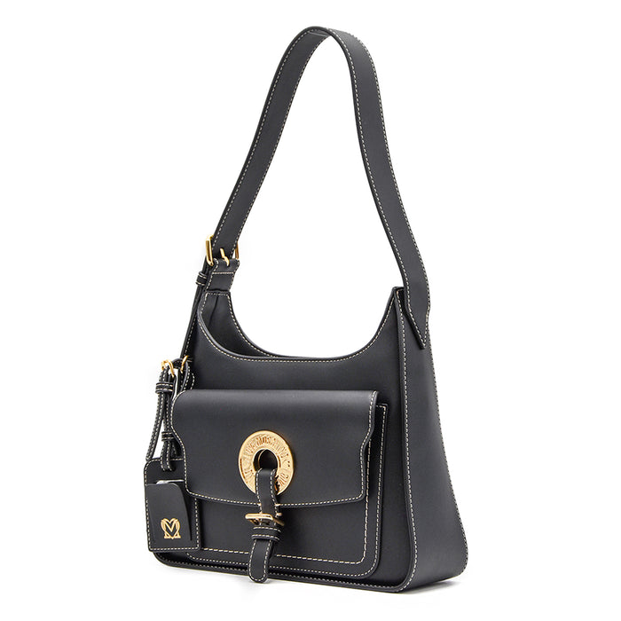 Borsa Nero Love Moschino Dettaglio Removibile Di Specchietto