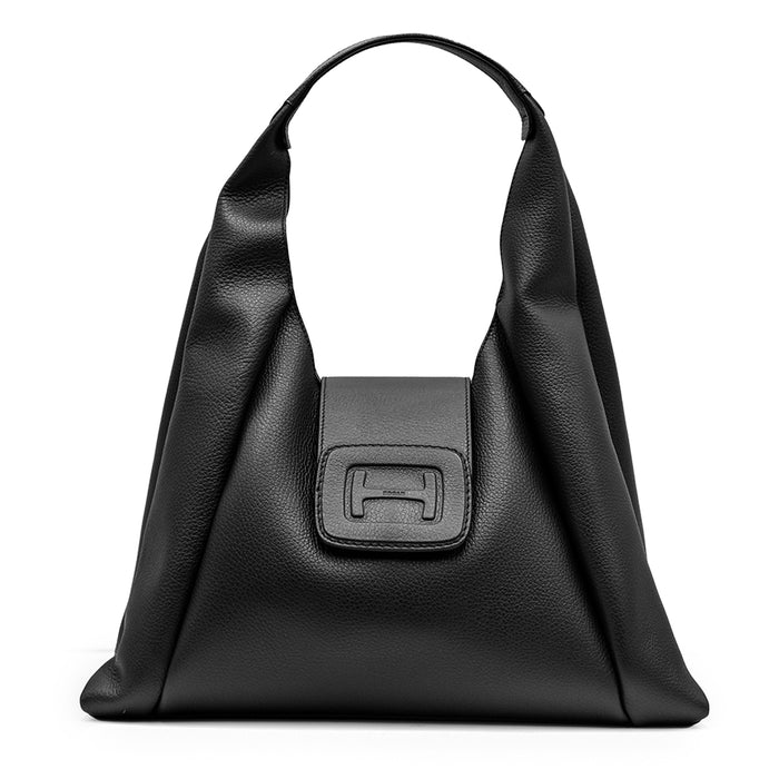 Hogan Borsa Hobo Pelle Nero Binomio Di Funzionalità Ed Eleganza