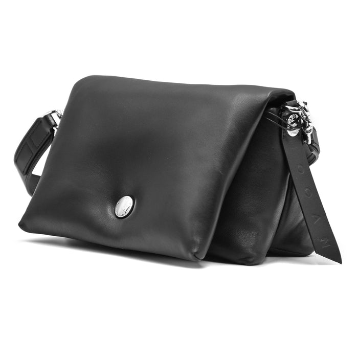 Hogan Borsa Nero Bum Bum Realizzata Nappa Particolarmente Morbida