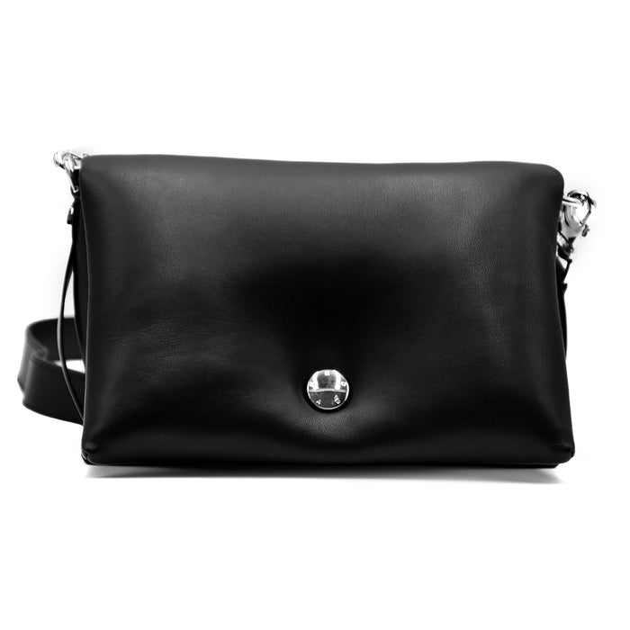 Hogan Borsa Nero Bum Bum Realizzata Nappa Particolarmente Morbida