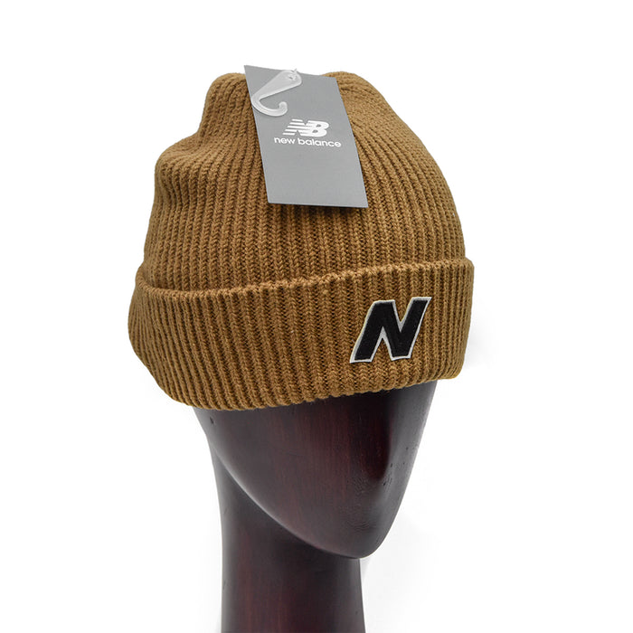 New Balance Cappellino Beige A Costine Con Logo Frontale Unisex